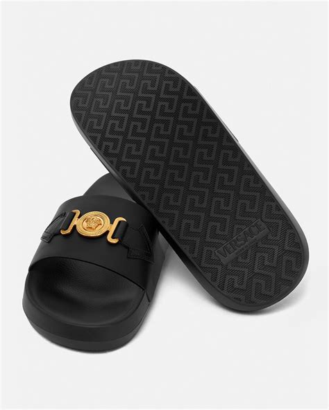 versace medusa slides fake|versace medusa head sneakers.